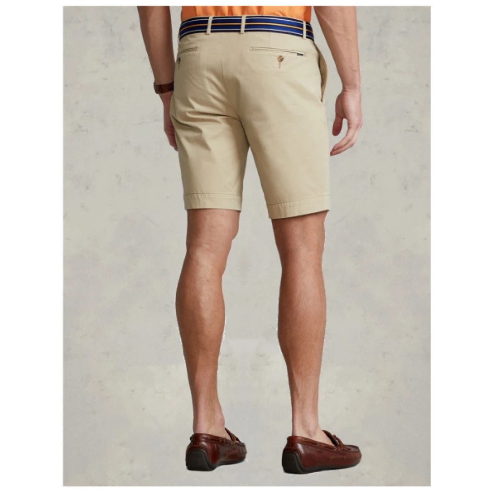 Polo Ralph Lauren Slim Fit Stretch Chino Shorts Beige Heren