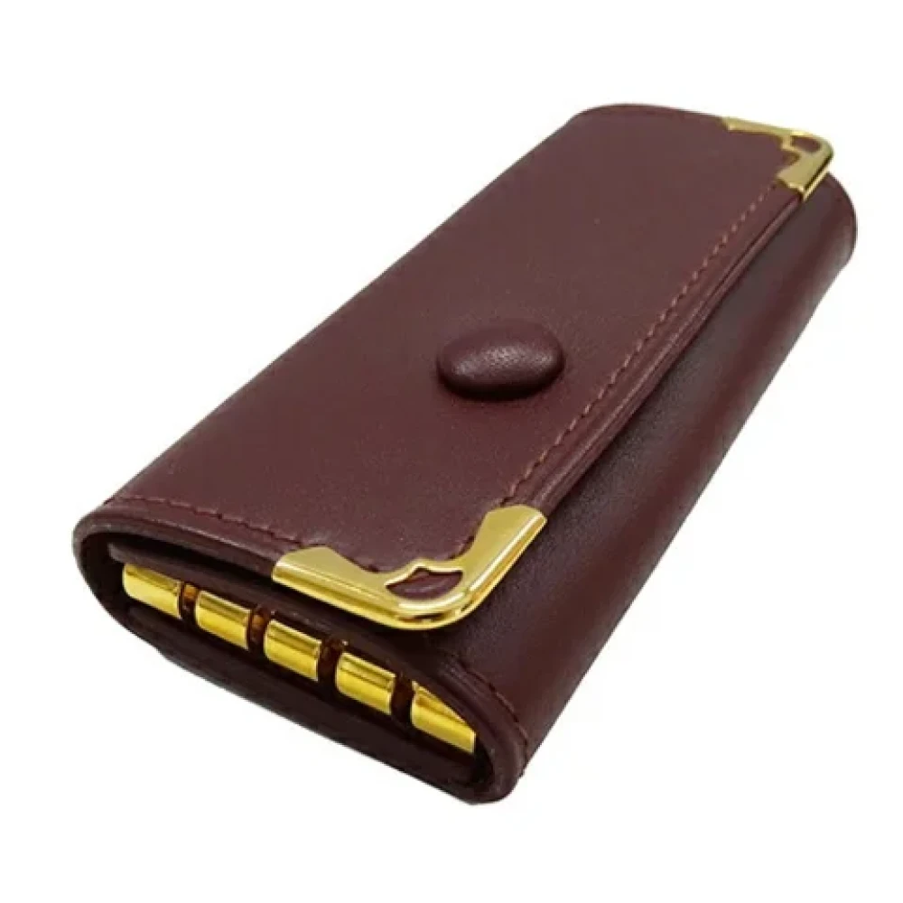 Cartier Vintage Pre-owned Leather home-office Brown Dames