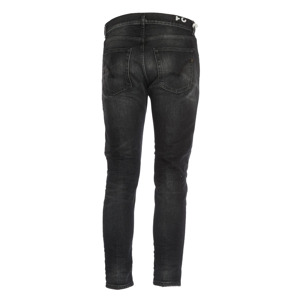 Dondup Slim Carrot Fit Jeans in Grijs Gray Heren