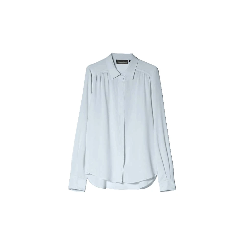 SPORTMAX Relais Blauw Overhemd Blue Dames