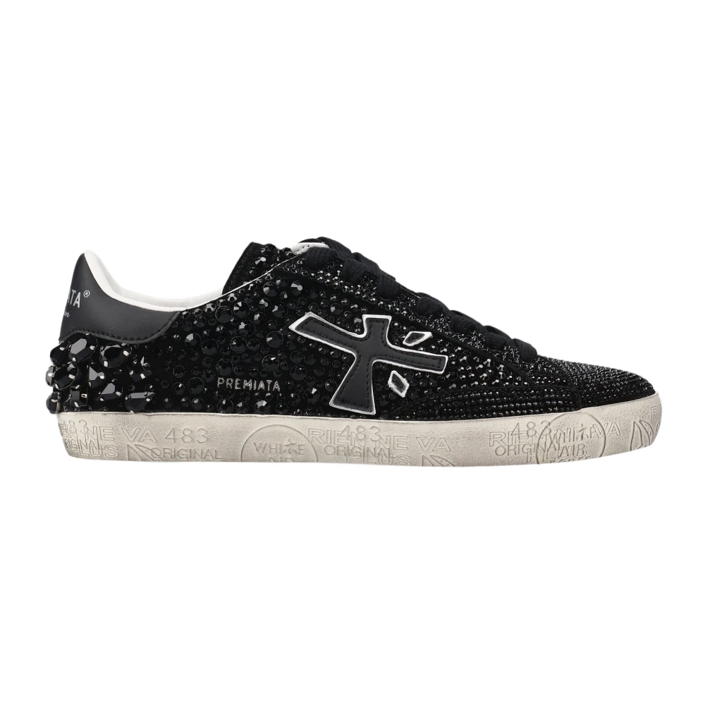 Premiata Women's Black Sneakers, 5 Uk, Stevend Trainers
