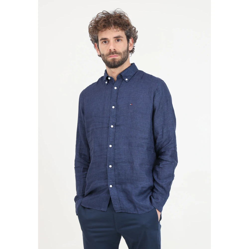 Tommy Hilfiger Casual Shirts Blue Heren