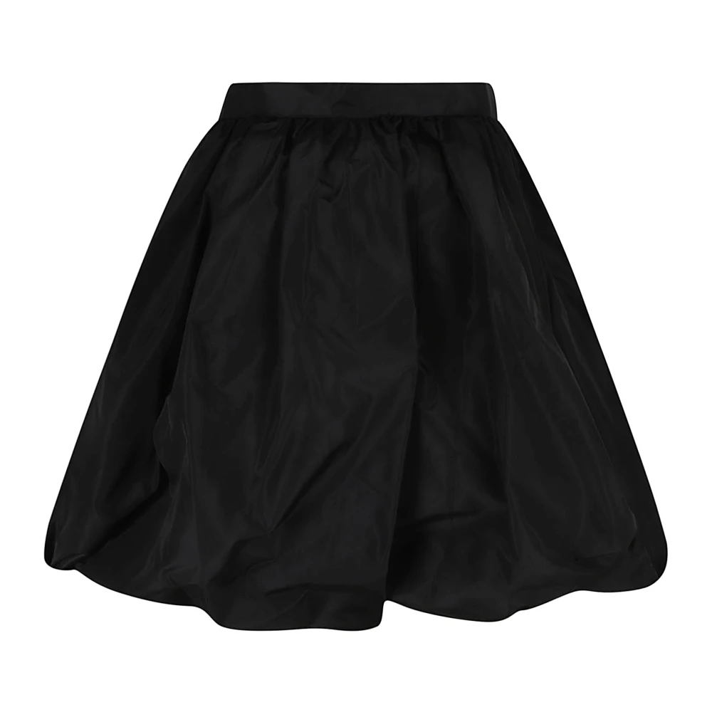 Patou Elegante Zwarte Rok Genereuze Stijl Black Dames