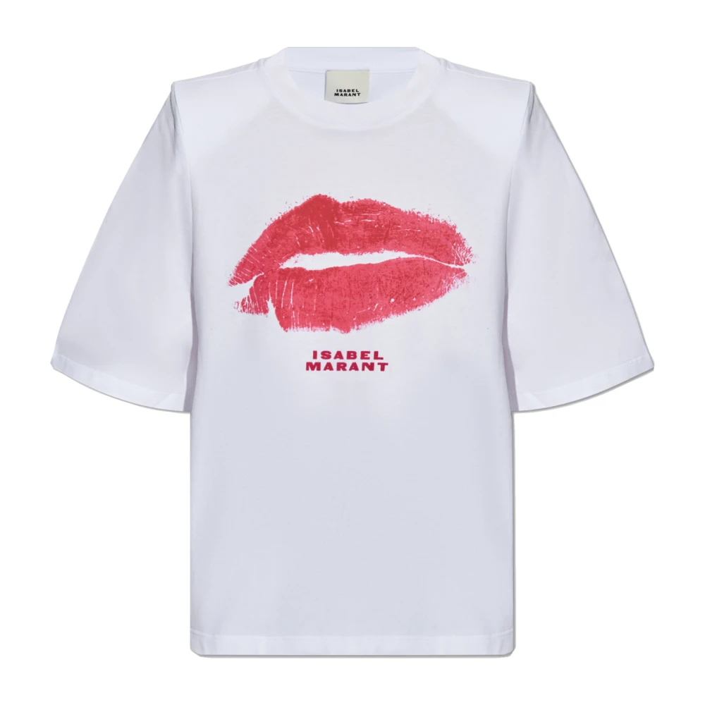 Isabel marant Witte T-shirts en Polos ben-ga White Dames