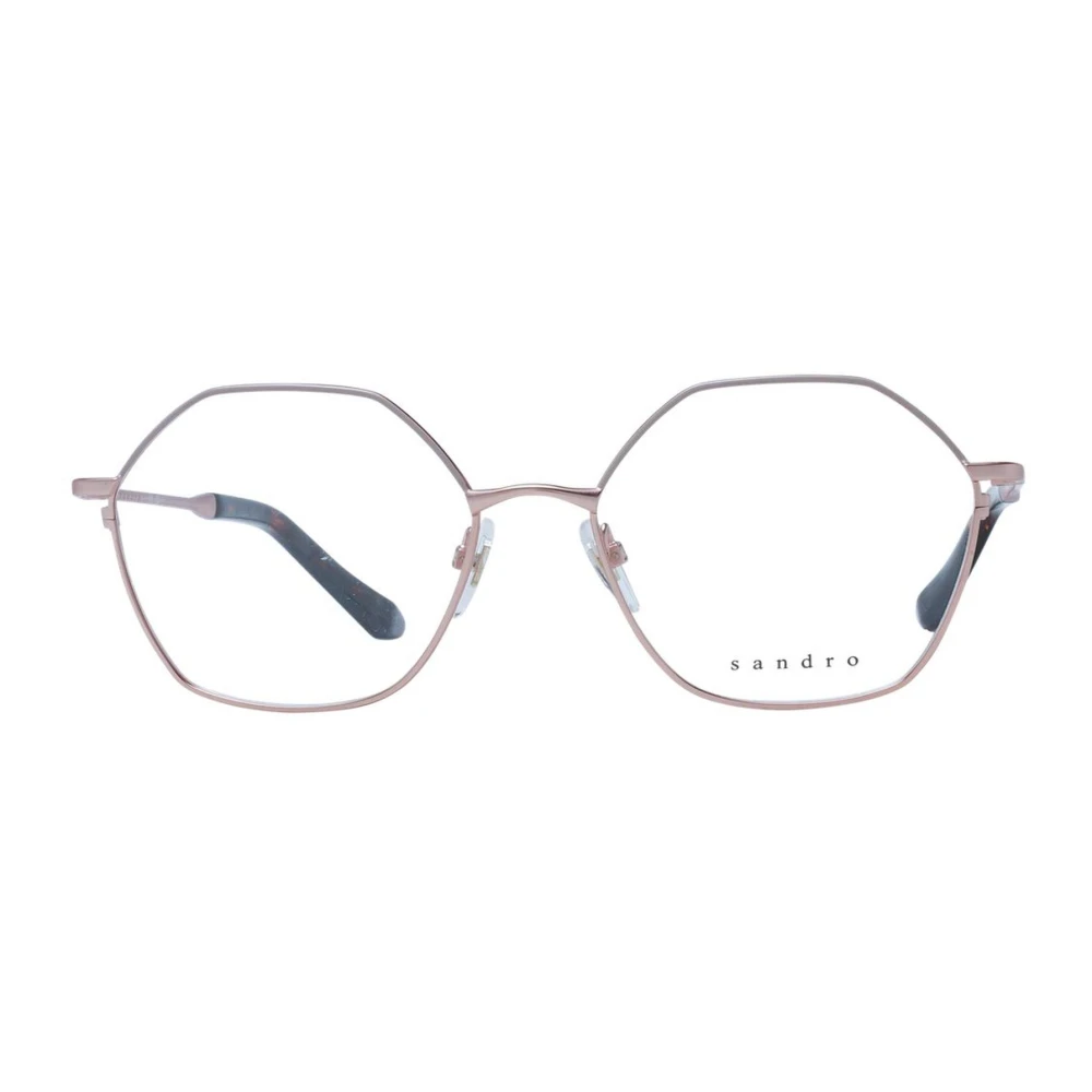 sandro Rose Gold Optische Frames met Demo Brilglazen Pink Dames