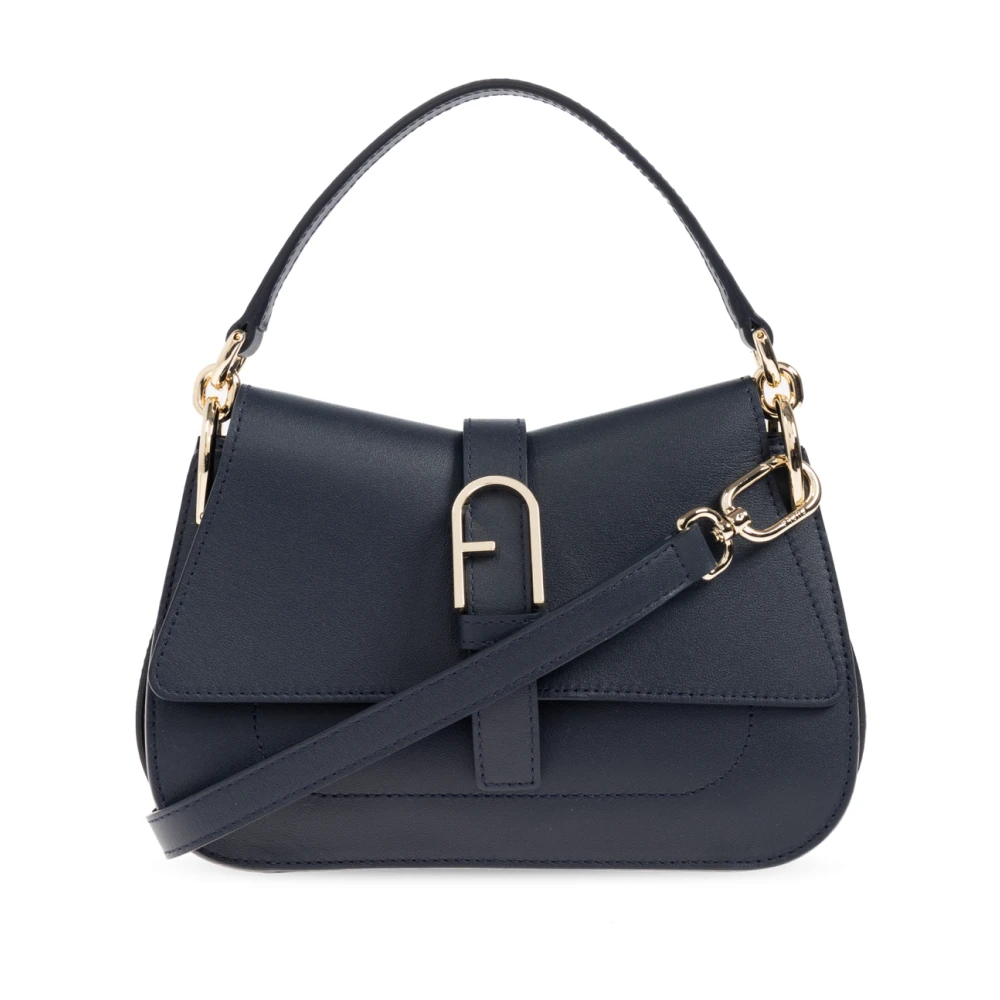 Furla Mini Leren Handtas Mediterrane Blauw Blue Dames