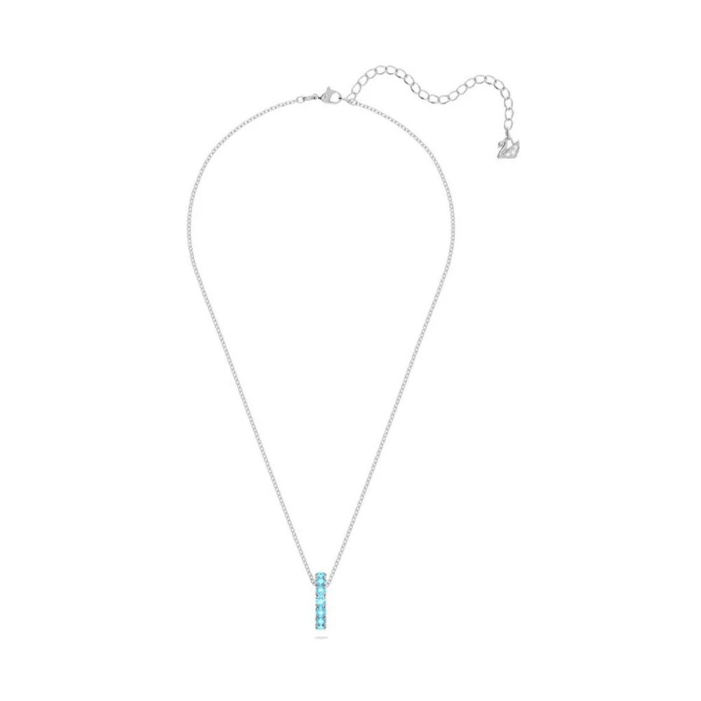 Swarovski Blå Pavé Hängsmycke Halsband