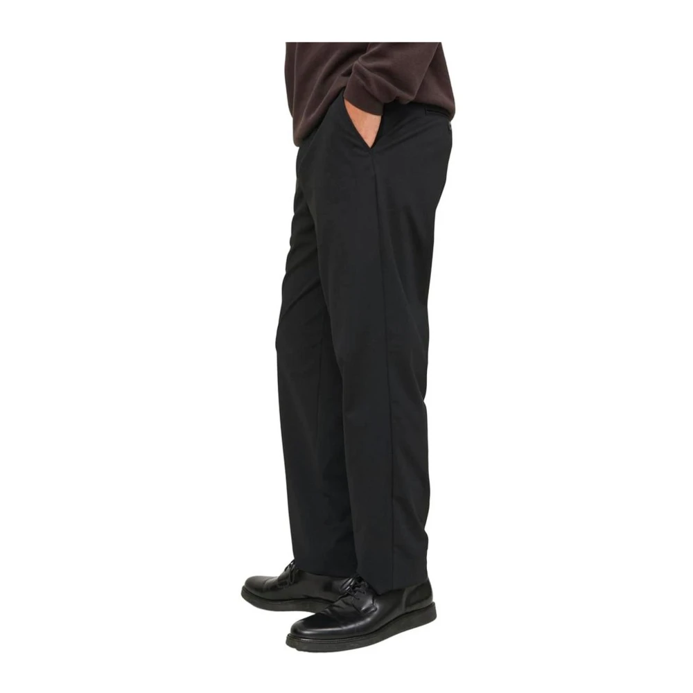 jack & jones Zwarte Polyester Jeans & Broeken Collectie Black Heren
