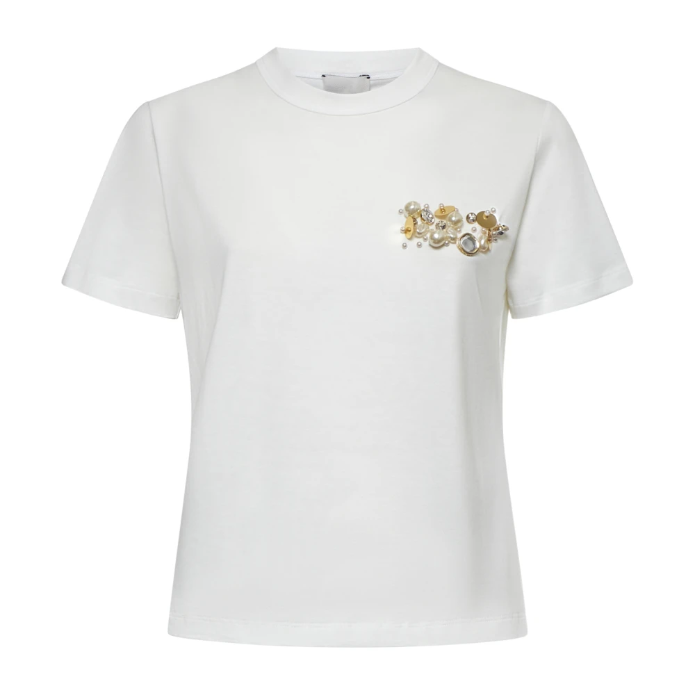 Alysi Stijlvolle T-shirts en Polos Beige Dames