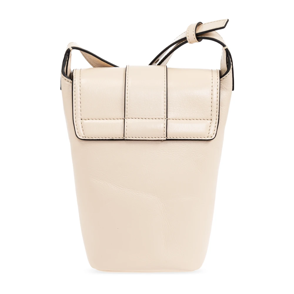 Chloé Schoudertas Camera Mini Beige Dames