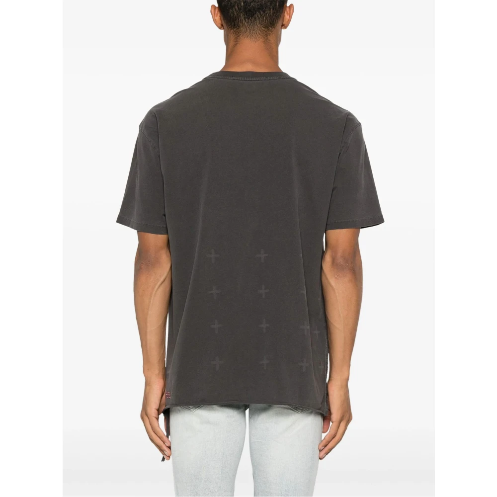 Ksubi Zwart T-shirt met Panther Print Black Heren