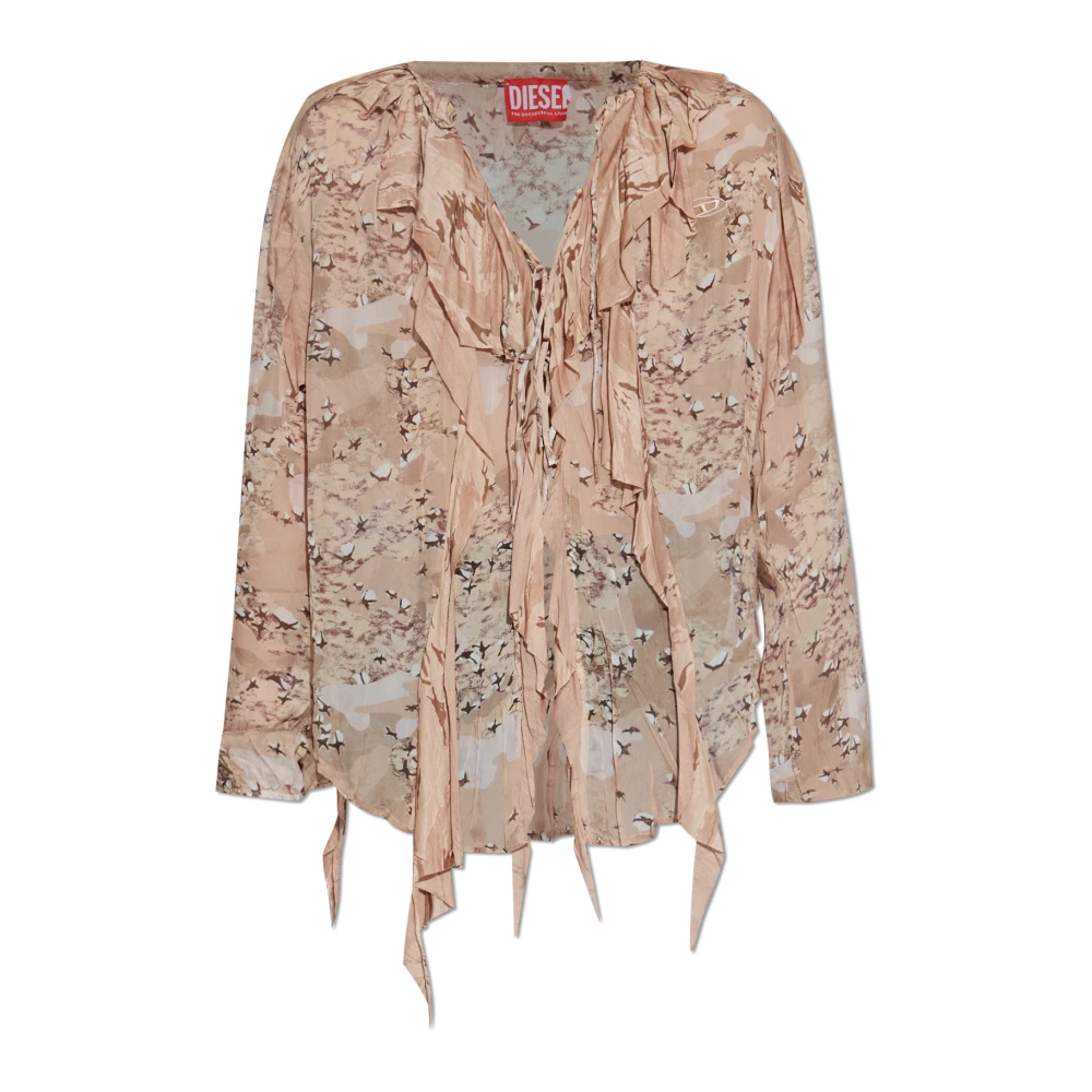 Diesel Donna Rosa Camicette 3XS, New,