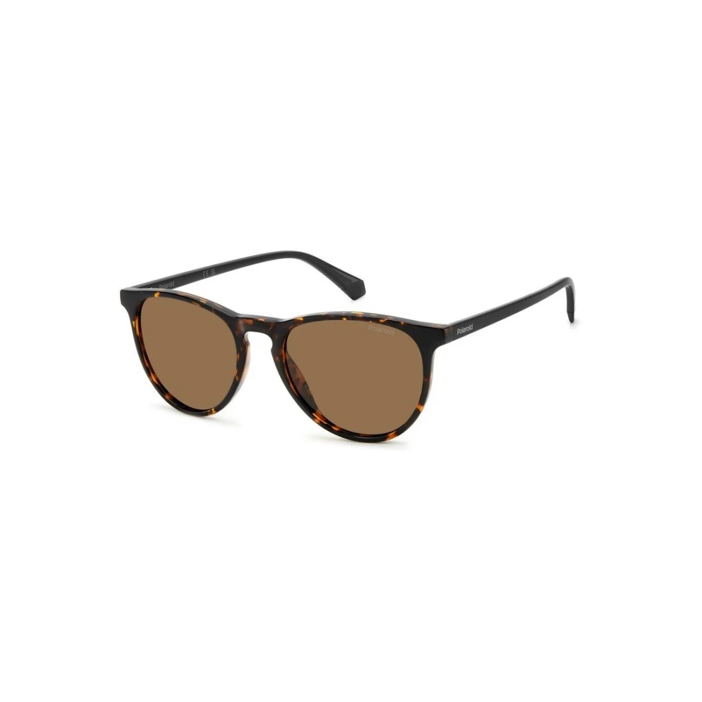 Polaroid Women's Brown Round Cat-Eye Sunglasses - Sunglasses - 54 Mm - Accessories