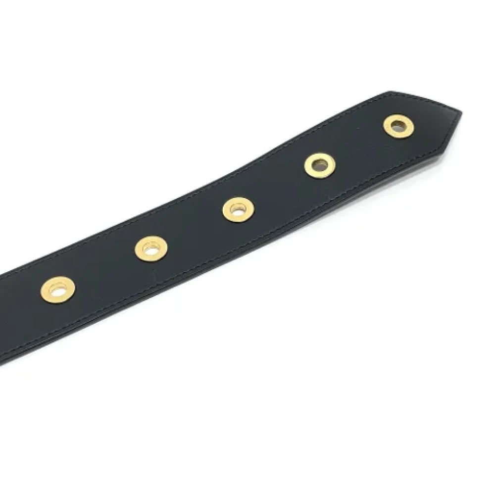 Louis Vuitton Vintage Pre-owned Leather belts Black Dames