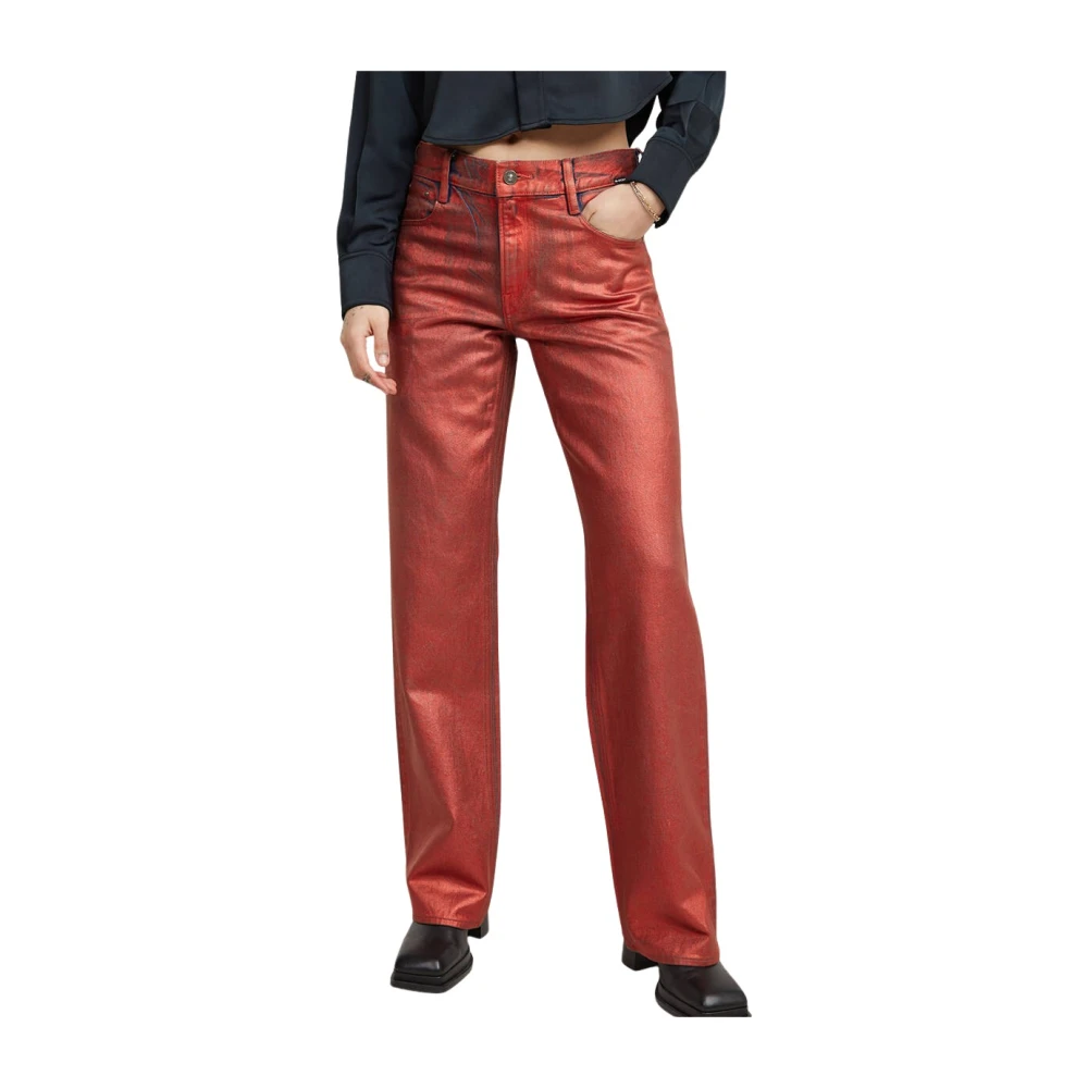 G-Star Losse Judee Jeans voor vrouwen Red Dames
