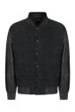 blouson-bomber-en-cuir-noir