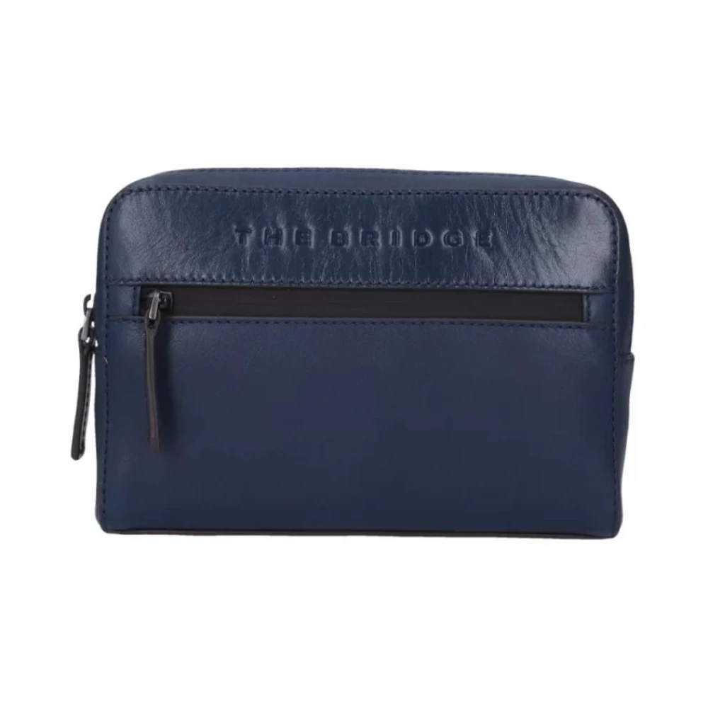 The Bridge Stijlvolle Clutch Tas Blue Heren