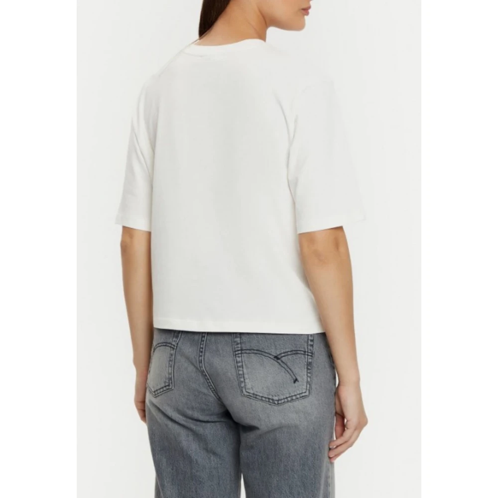 Guess Aurelie Boxy TEE Shirt White Dames