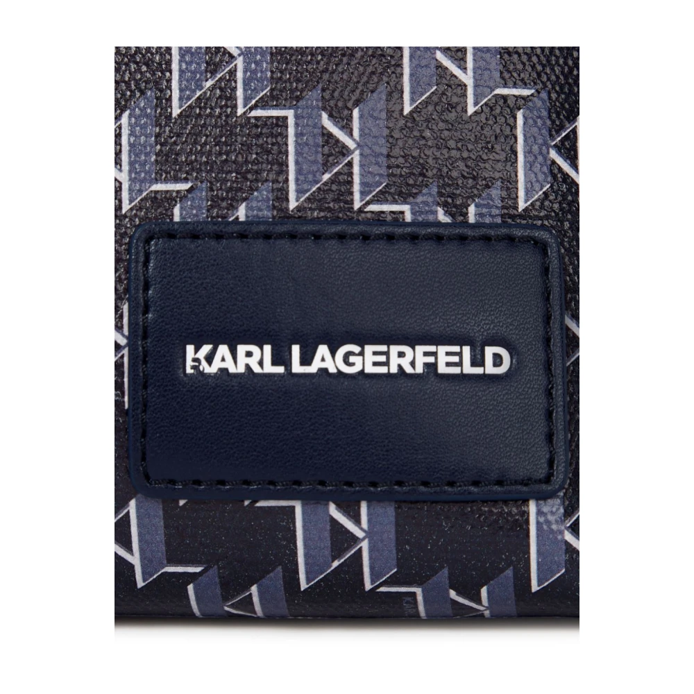 Karl Lagerfeld Tote Voyage S Marino CON Monograma Blue Dames