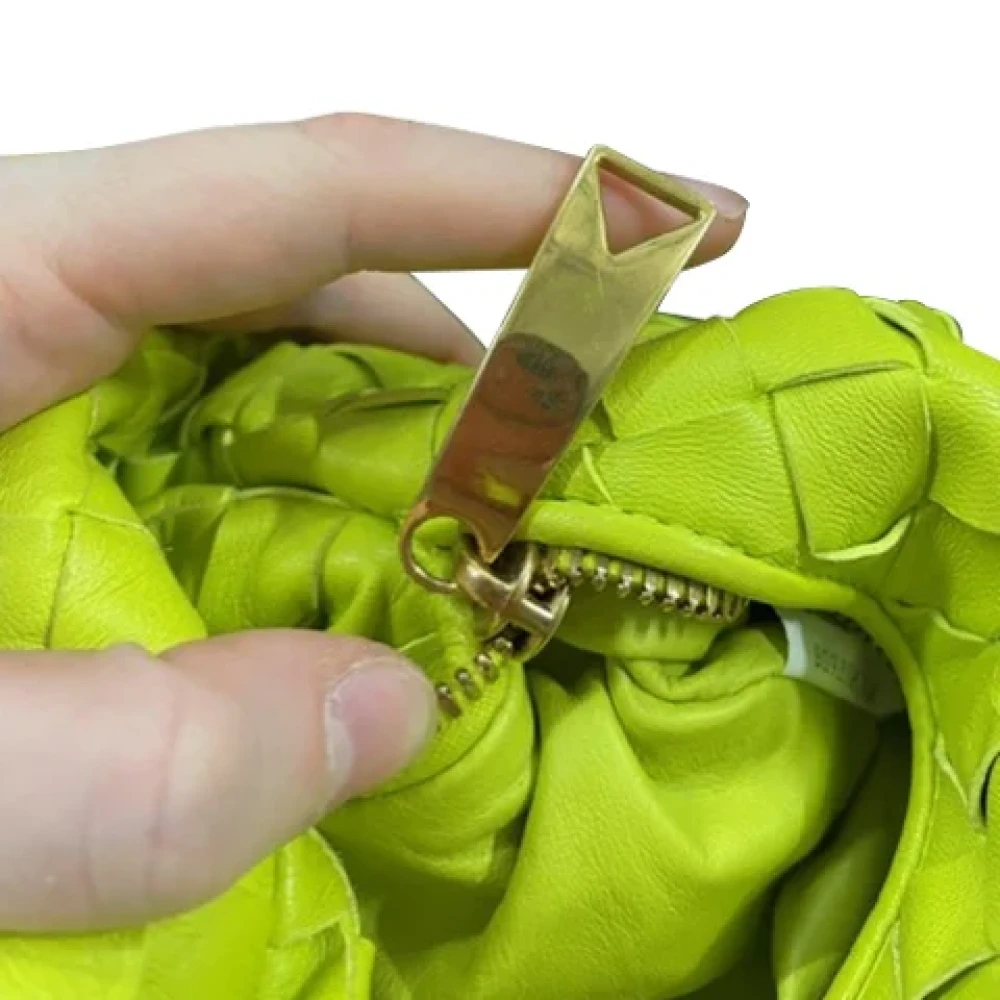 Bottega Veneta Vintage Pre-owned Leather clutches Green Dames