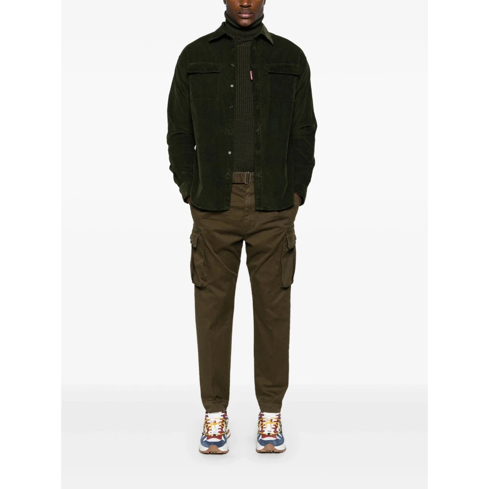 Dsquared2 Cargo Groene Broek Green Heren