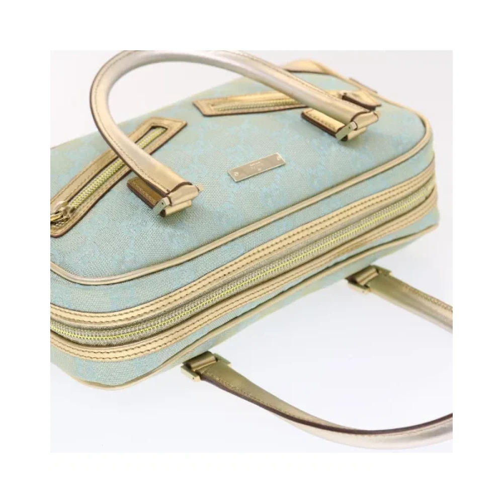 Gucci Vintage Pre-owned Leather handbags Blue Dames