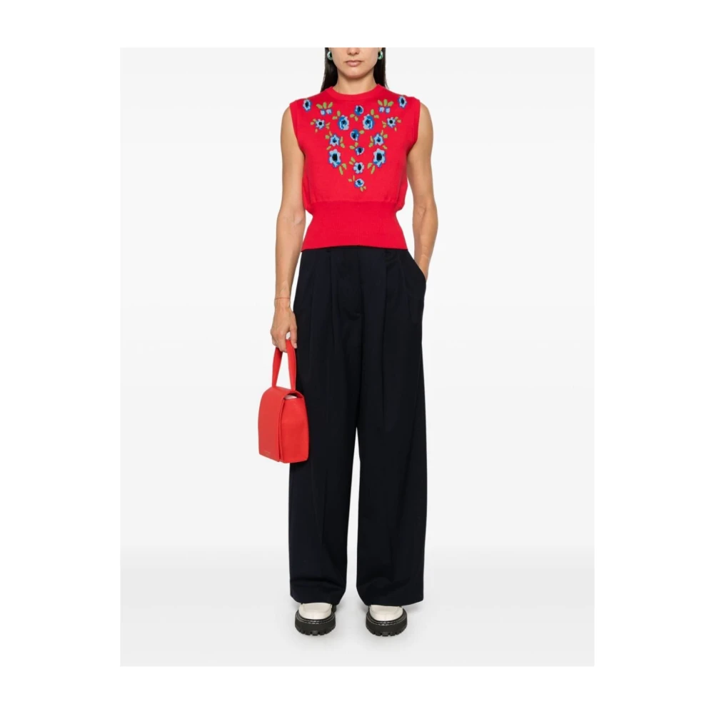 P.a.r.o.s.h. Blauwe Broek Blue Dames