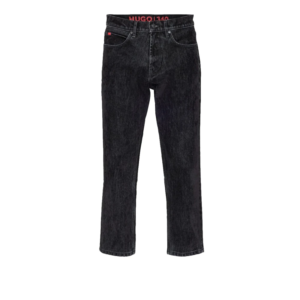 Hugo Boss Zwarte Denim Jeans voor Heren Black Heren