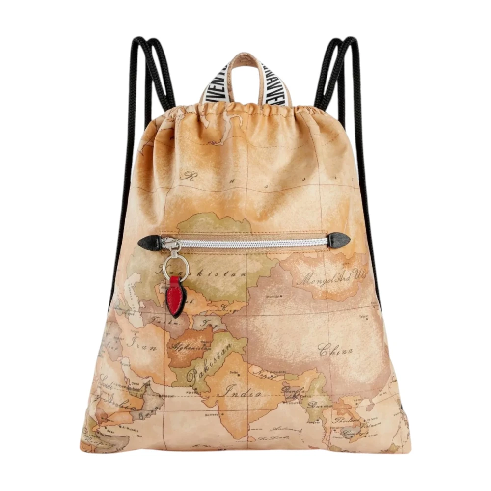 Alviero Martini 1a Classe Geo Classic Rugzak in Natuurlijk Beige Dames