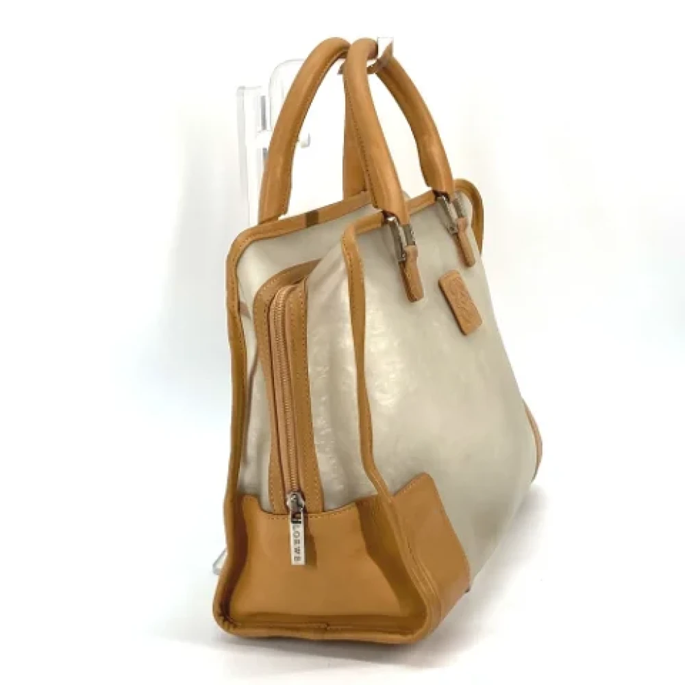 Loewe Pre-owned Fabric handbags Brown Dames