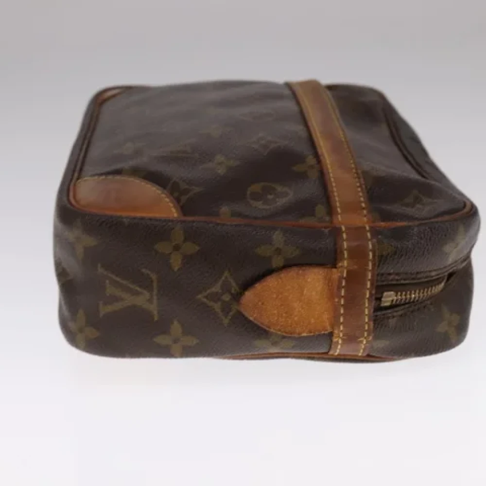 Louis Vuitton Vintage Pre-owned Canvas clutches Brown Dames