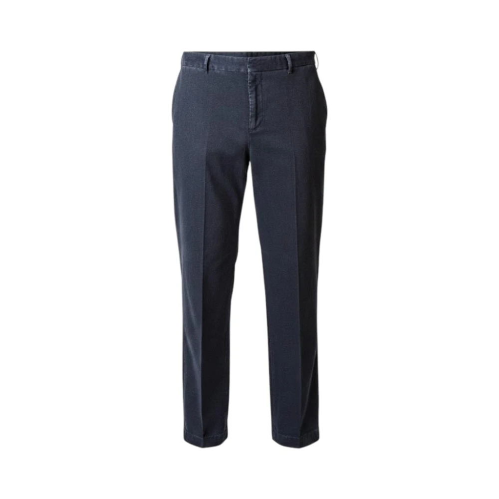 Pt Torino Men's Blue Slim-Fit Trousers, 4XL, Pantalone Chino Soft-Touch Slim Fit