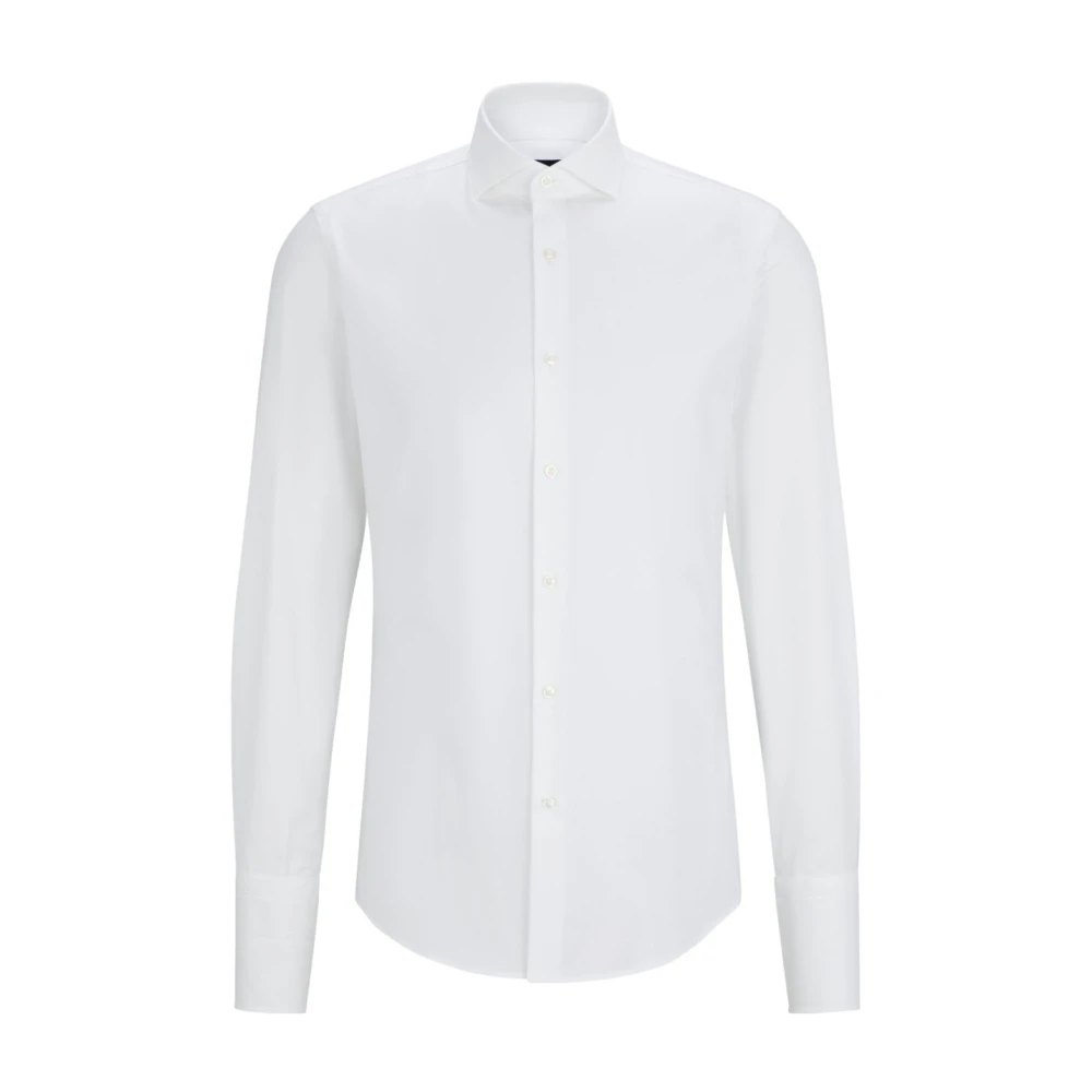 Boss Men's White Shirts, Male,, 97% Cotton 3% Elastane Shirt 3XL