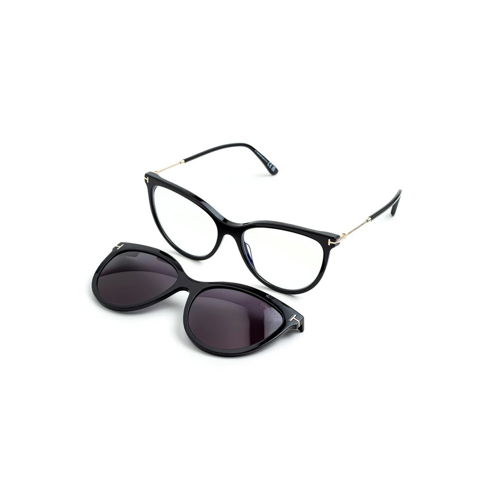 Tom Ford Ft5994B 001 Clip Optical Frame Black Dames