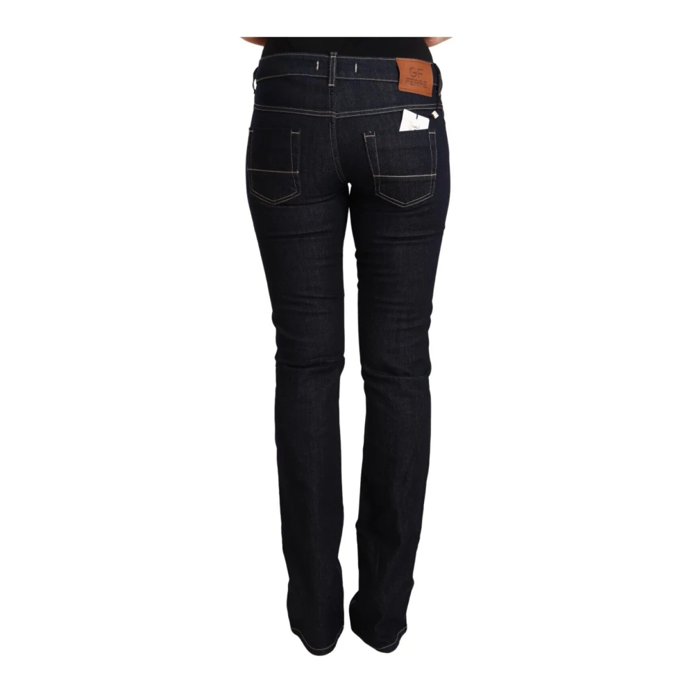 Gianfranco Ferré Chique Skinny Jeans met lage taille in tijdloos zwart Black Dames