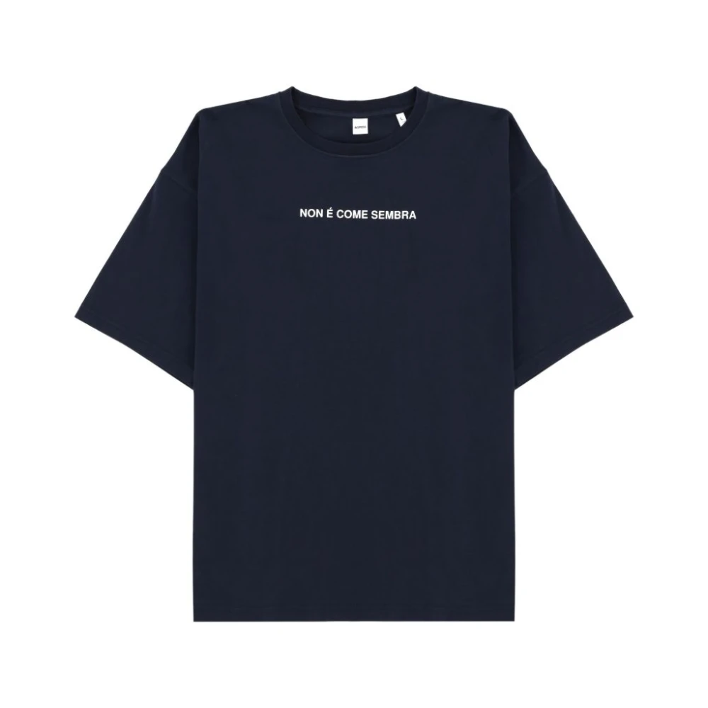 Aspesi Men's Blue Cotton Jersey T-Shirt
