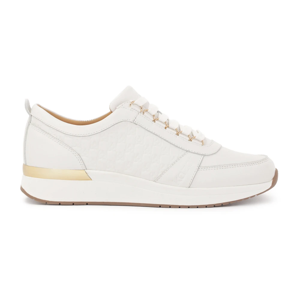 Kazar Witte sneakers op een verhoogde zool Dames Schoenen