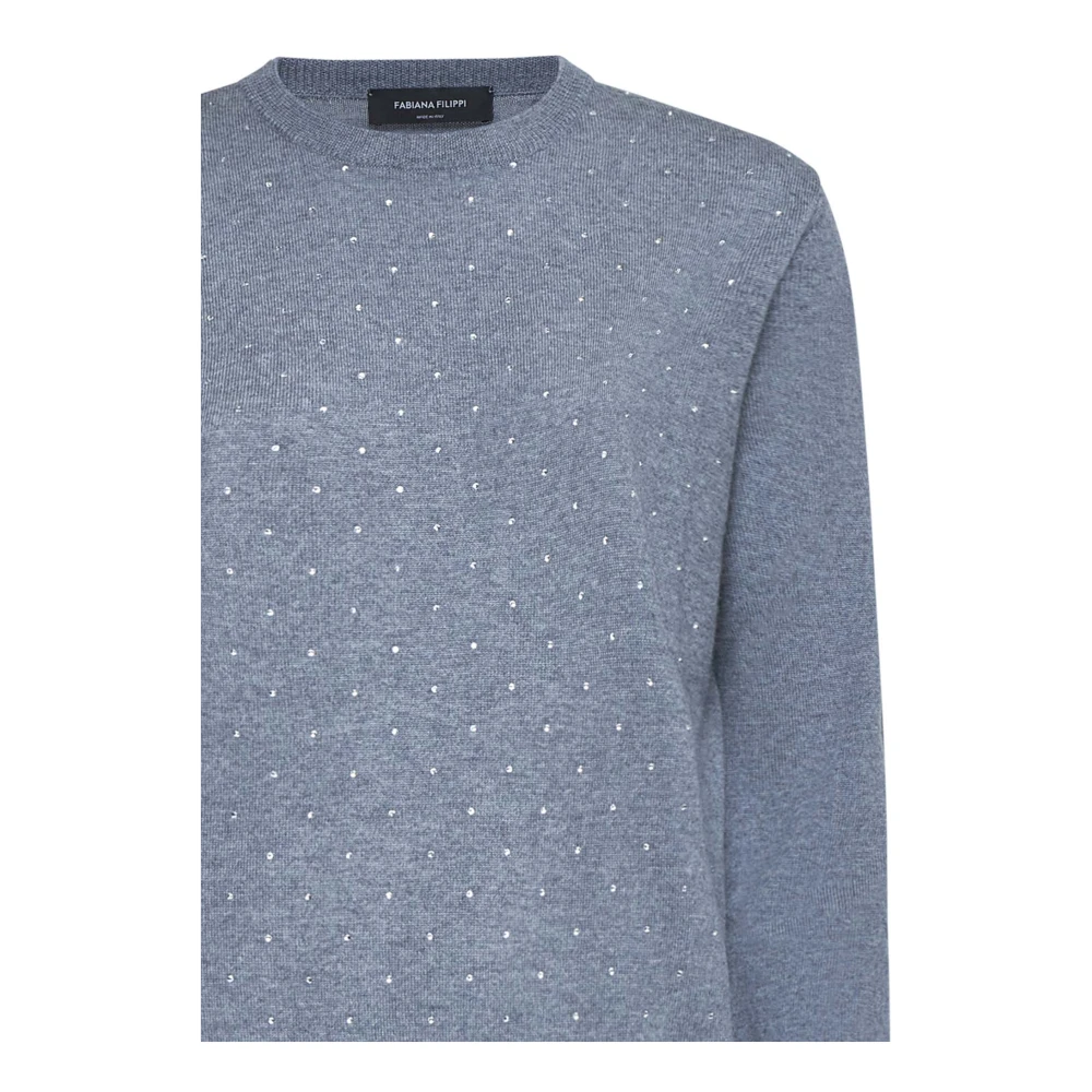 Fabiana Filippi Elegante Sweaters Collectie Gray Dames