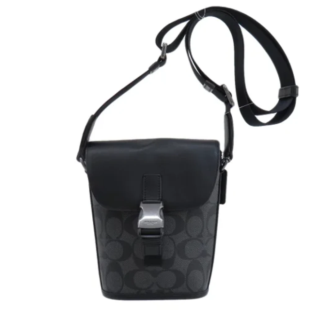 Coach Pre-owned Fabric shoulder-bags Black Dames