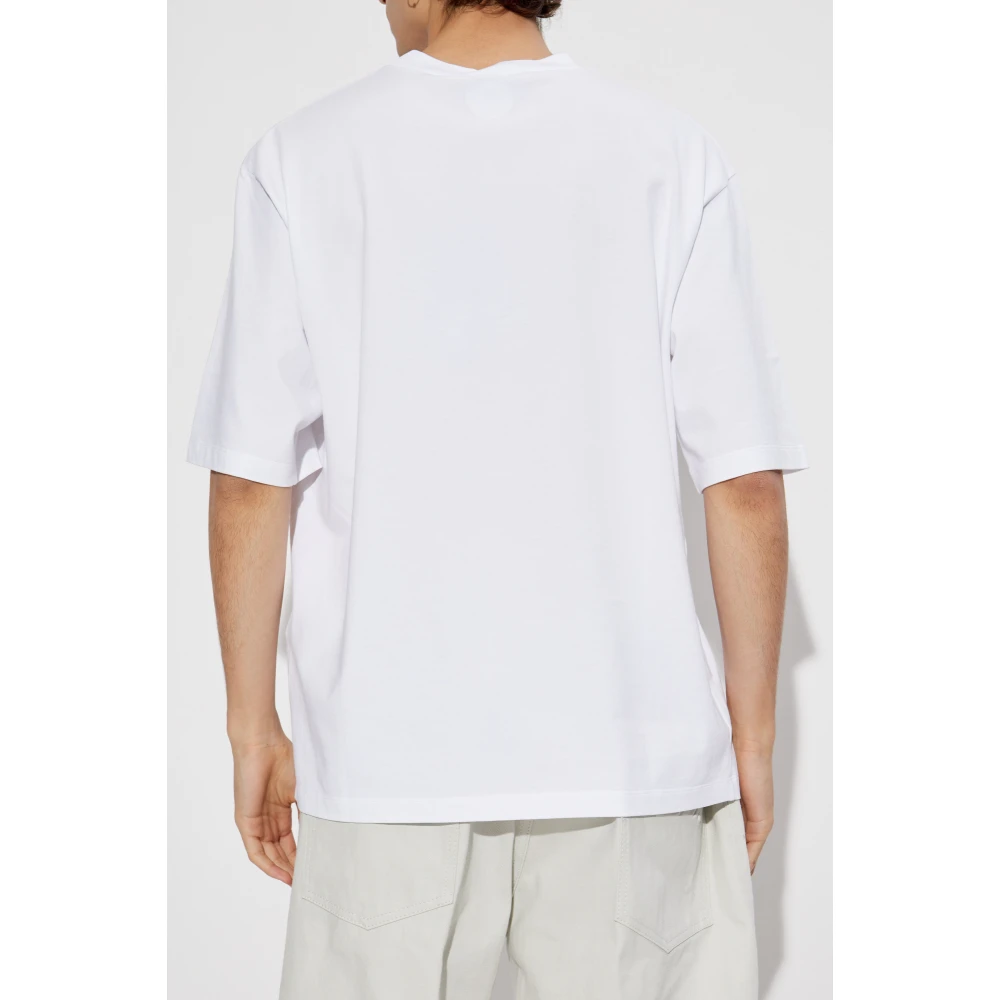 Dsquared2 Bedrukt T-shirt White Heren