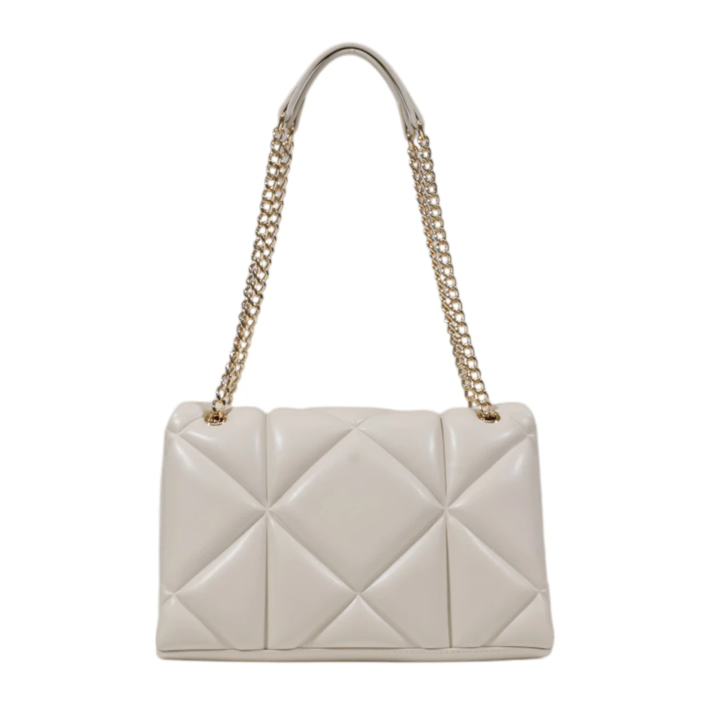 Love Moschino Middelgrote tassen Lente Zomer Collectie Polyurethaan Beige Dames