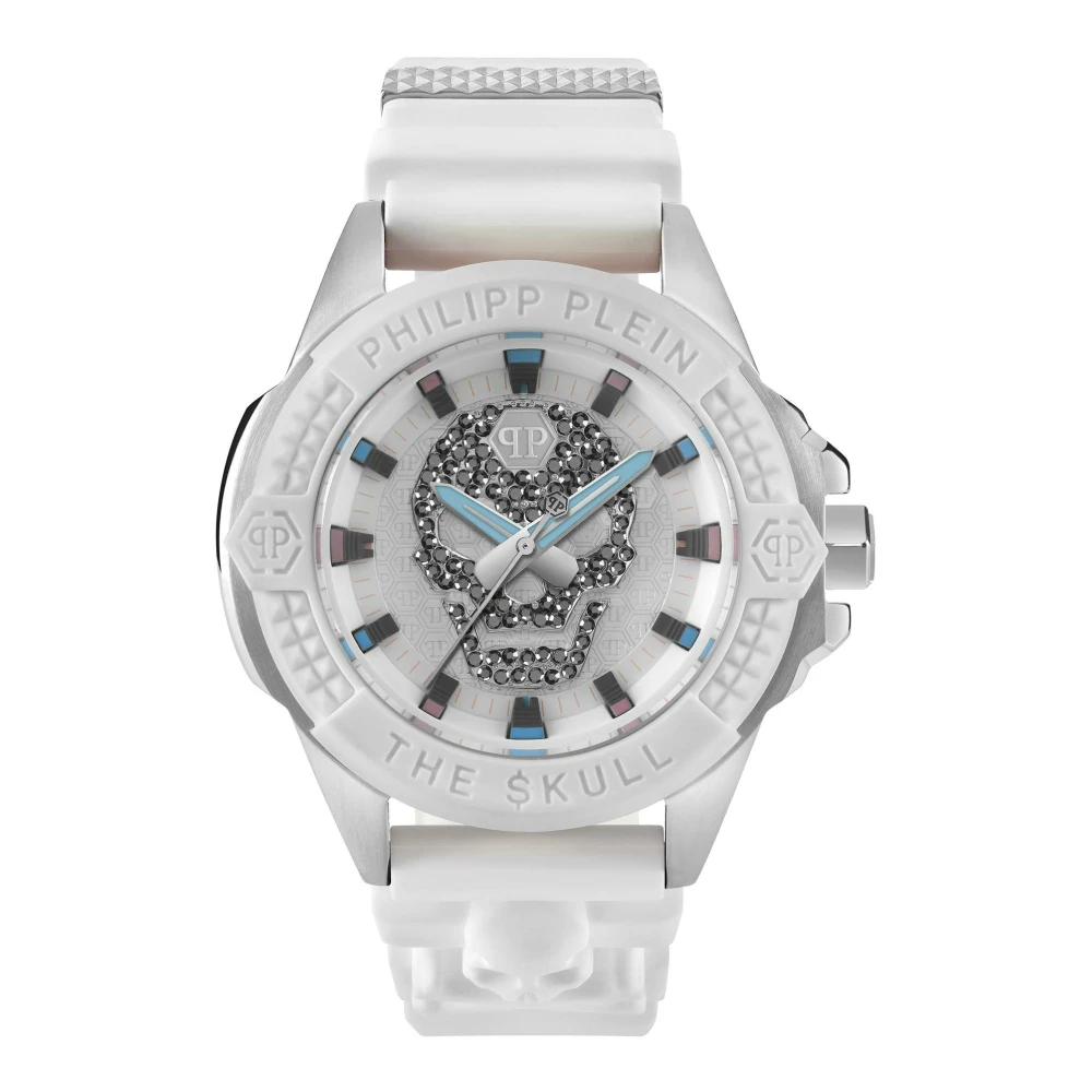 Philipp Plein Uomo Bianco The $Kull Titan Crystal