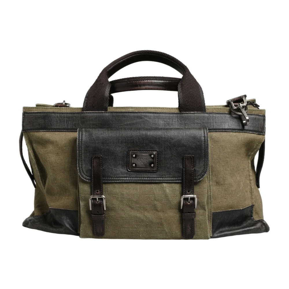 Dolce & Gabbana Unisex Green Weekend Bags, One Size, Tote Bag