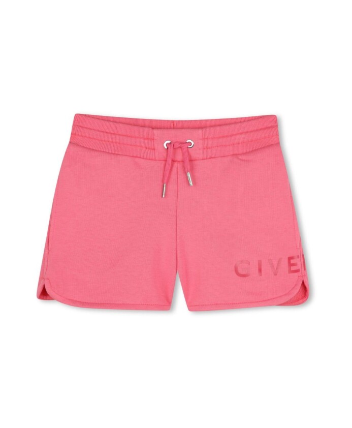 logo-printed-drawstring-shorts