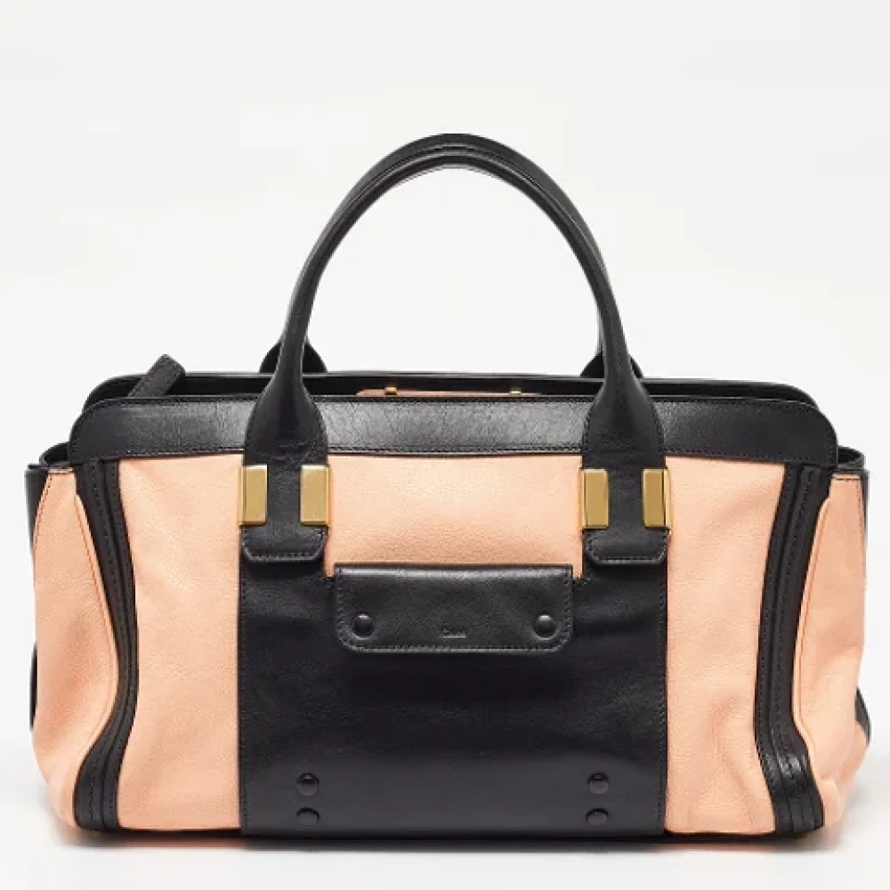Chloé Pre-owned Leather handbags Orange Dames