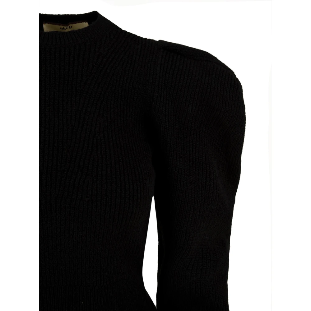 Akep Zwarte Sweaters voor Vrouwen Black Dames