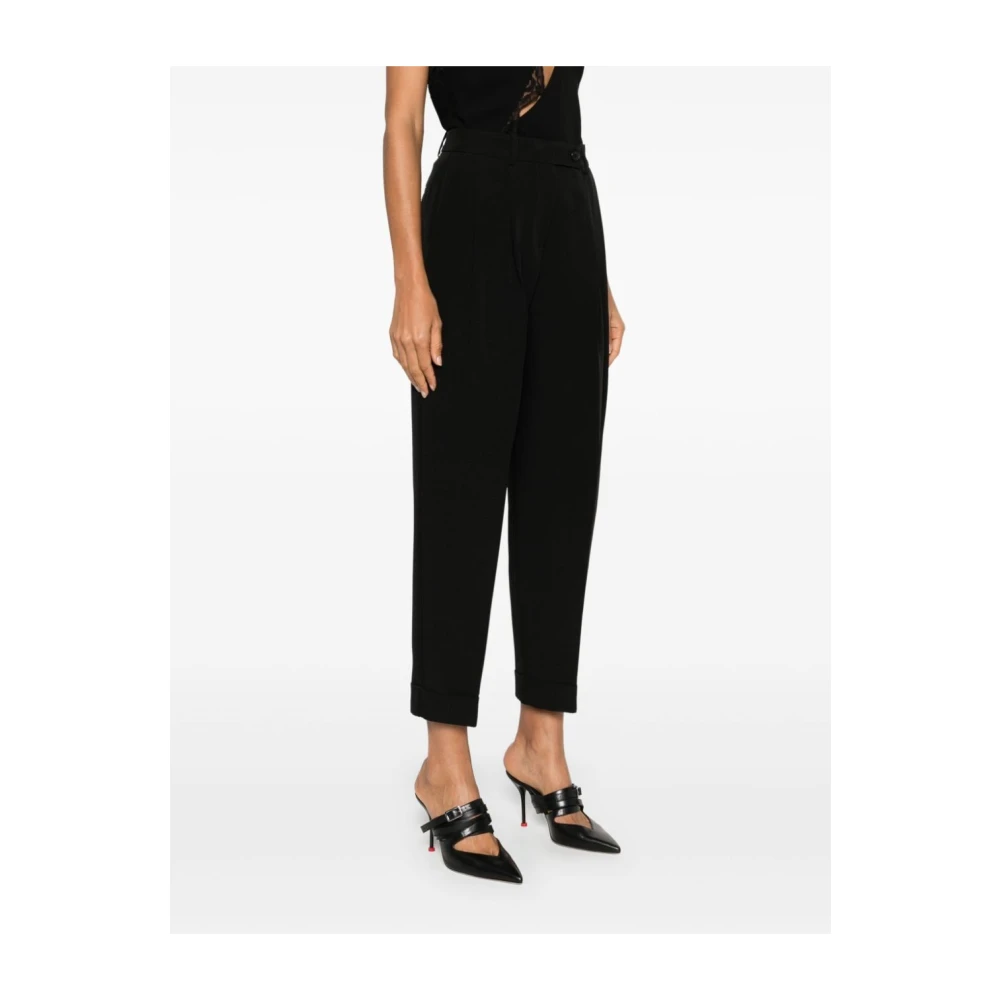 Ermanno Scervino Zwarte broek voor mannen Black Dames