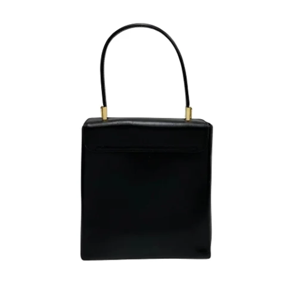 Salvatore Ferragamo Pre-owned Leather shoulder-bags Black Dames