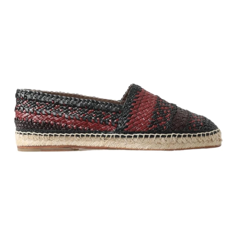 Dolce & Gabbana , Espadrilles, Male, Multicolor, 6 Uk, Elegant Woven Leather Espadrilles - Image 3