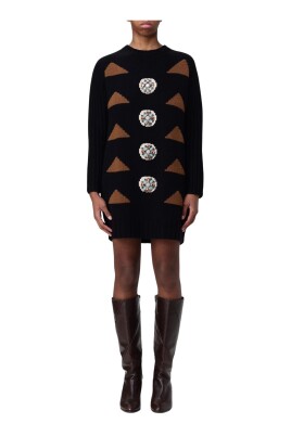 chic-geometric-knit-mini-dress